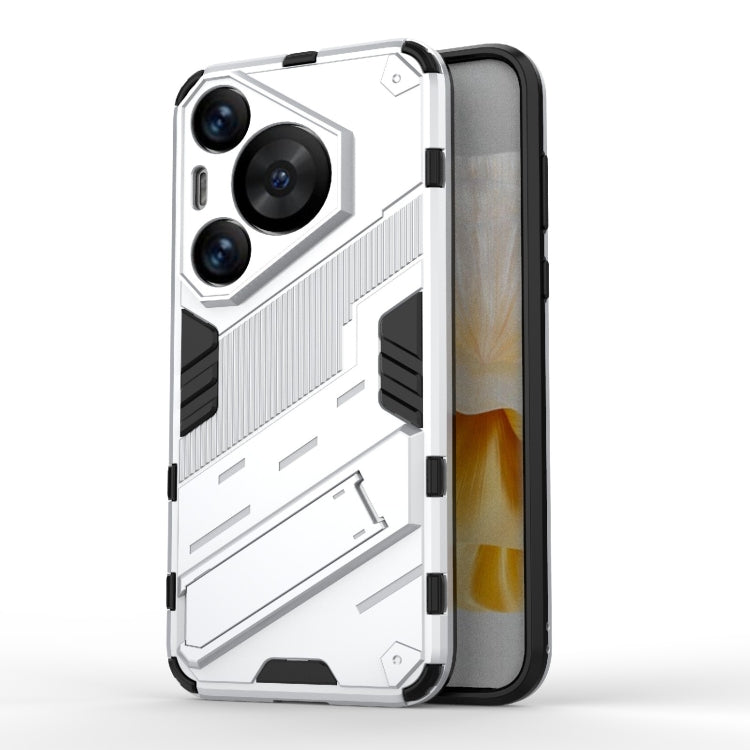 Punk Armor 2 in 1 PC + TPU Phone Case with Holder, For Huawei Mate 70 Pro / 70 Pro+, For Huawei Pura 70 Pro / 70 Pro+, For Huawei Pura 70 Ultra, For Huawei Pura 70, For Huawei nova 11 SE, For Huawei nova 12 Pro, For Huawei nova 12 5G, For Huawei Mate 6...