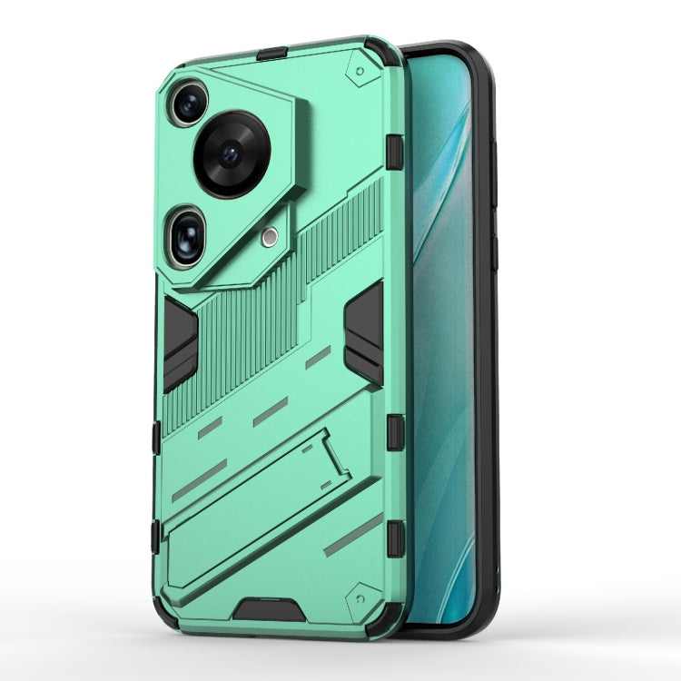 Punk Armor 2 in 1 PC + TPU Phone Case with Holder, For Huawei Mate 70 Pro / 70 Pro+, For Huawei Pura 70 Pro / 70 Pro+, For Huawei Pura 70 Ultra, For Huawei Pura 70, For Huawei nova 11 SE, For Huawei nova 12 Pro, For Huawei nova 12 5G, For Huawei Mate 6...