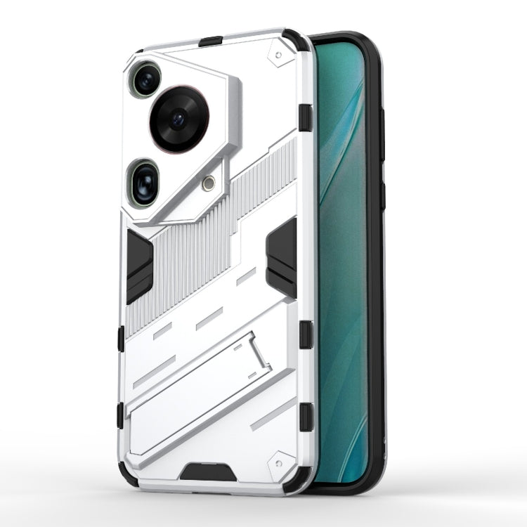 Punk Armor 2 in 1 PC + TPU Phone Case with Holder, For Huawei Mate 70 Pro / 70 Pro+, For Huawei Pura 70 Pro / 70 Pro+, For Huawei Pura 70 Ultra, For Huawei Pura 70, For Huawei nova 11 SE, For Huawei nova 12 Pro, For Huawei nova 12 5G, For Huawei Mate 6...