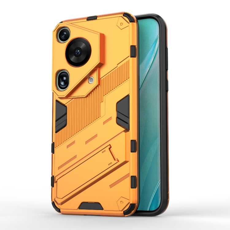 Punk Armor 2 in 1 PC + TPU Phone Case with Holder, For Huawei Mate 70 Pro / 70 Pro+, For Huawei Pura 70 Pro / 70 Pro+, For Huawei Pura 70 Ultra, For Huawei Pura 70, For Huawei nova 11 SE, For Huawei nova 12 Pro, For Huawei nova 12 5G, For Huawei Mate 6...