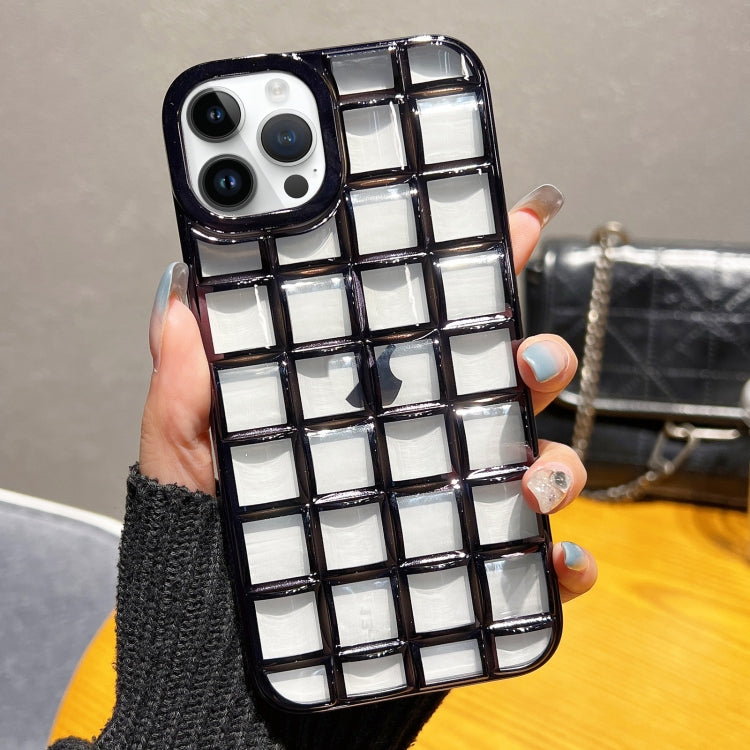 3D Grid Phone Case, For iPhone 14 Plus, For iPhone 14, For iPhone 14 Pro, For iPhone 14 Pro Max, For iPhone 13 Pro Max, For iPhone 13 Pro, For iPhone 13, For iPhone 12 / 12 Pro, For iPhone 12 Pro Max, For iPhone 11 Pro Max, For iPhone 11