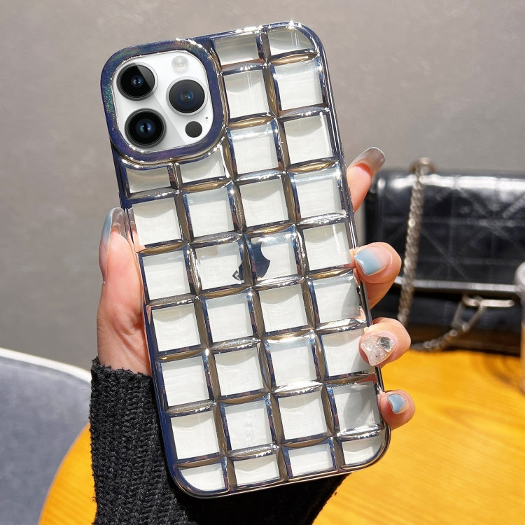 3D Grid Phone Case, For iPhone 14 Plus, For iPhone 14, For iPhone 14 Pro, For iPhone 14 Pro Max, For iPhone 13 Pro Max, For iPhone 13 Pro, For iPhone 13, For iPhone 12 / 12 Pro, For iPhone 12 Pro Max, For iPhone 11 Pro Max, For iPhone 11