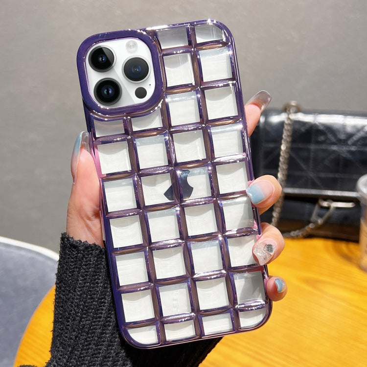 3D Grid Phone Case, For iPhone 14 Plus, For iPhone 14, For iPhone 14 Pro, For iPhone 14 Pro Max, For iPhone 13 Pro Max, For iPhone 13 Pro, For iPhone 13, For iPhone 12 / 12 Pro, For iPhone 12 Pro Max, For iPhone 11 Pro Max, For iPhone 11