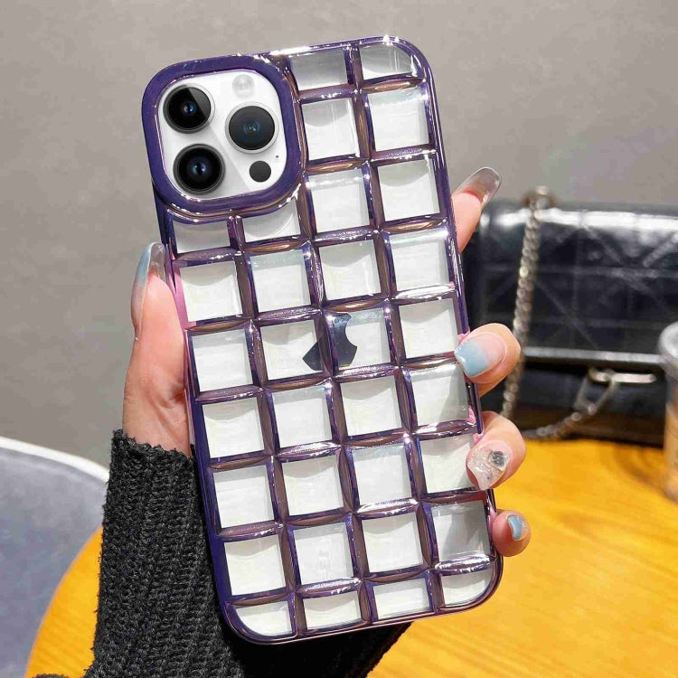 3D Grid Phone Case, For iPhone 14 Plus, For iPhone 14, For iPhone 14 Pro, For iPhone 14 Pro Max, For iPhone 13 Pro Max, For iPhone 13 Pro, For iPhone 13, For iPhone 12 / 12 Pro, For iPhone 12 Pro Max, For iPhone 11 Pro Max, For iPhone 11