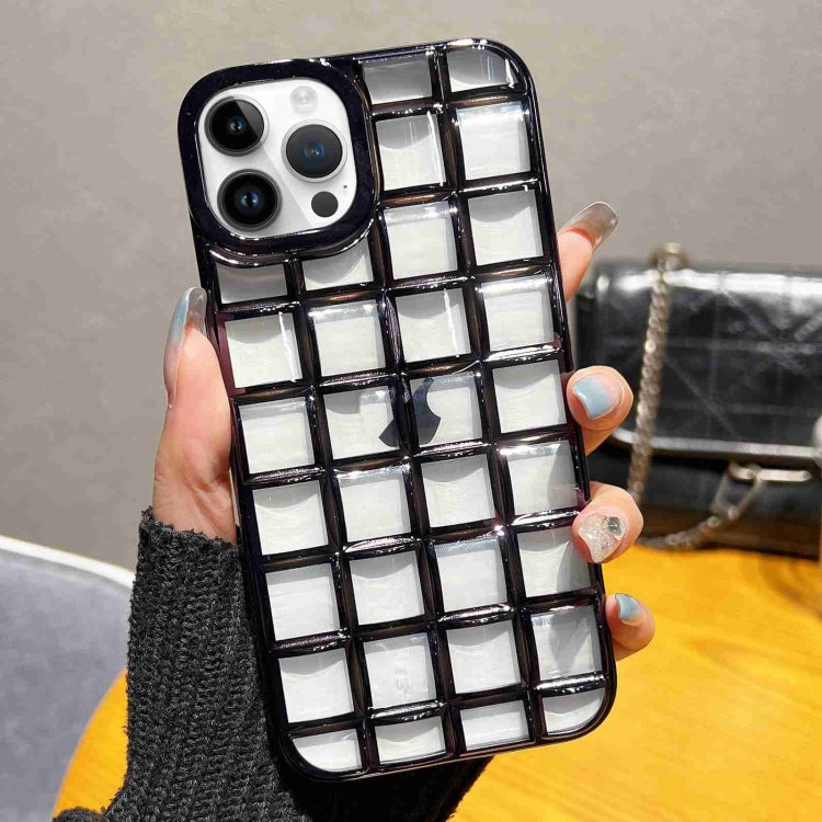 3D Grid Phone Case, For iPhone 14 Plus, For iPhone 14, For iPhone 14 Pro, For iPhone 14 Pro Max, For iPhone 13 Pro Max, For iPhone 13 Pro, For iPhone 13, For iPhone 12 / 12 Pro, For iPhone 12 Pro Max, For iPhone 11 Pro Max, For iPhone 11