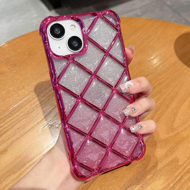 3D Diamond Lattice Laser Engraving Glitter Paper Phone Case, For iPhone 14 / 13, For iPhone 15 Pro Max, For iPhone 14 Pro, For iPhone 15 Pro, For iPhone 14 Pro Max, For iPhone 15, For iPhone 13 Pro Max, For iPhone 13 Pro, For iPhone 12 / 12 Pro��������...