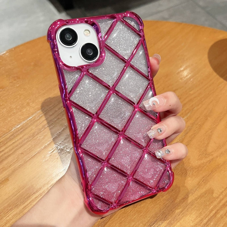 3D Diamond Lattice Laser Engraving Glitter Paper Phone Case, For iPhone 14 / 13, For iPhone 15 Pro Max, For iPhone 14 Pro, For iPhone 15 Pro, For iPhone 14 Pro Max, For iPhone 15, For iPhone 13 Pro Max, For iPhone 13 Pro, For iPhone 12 / 12 Pro��������...