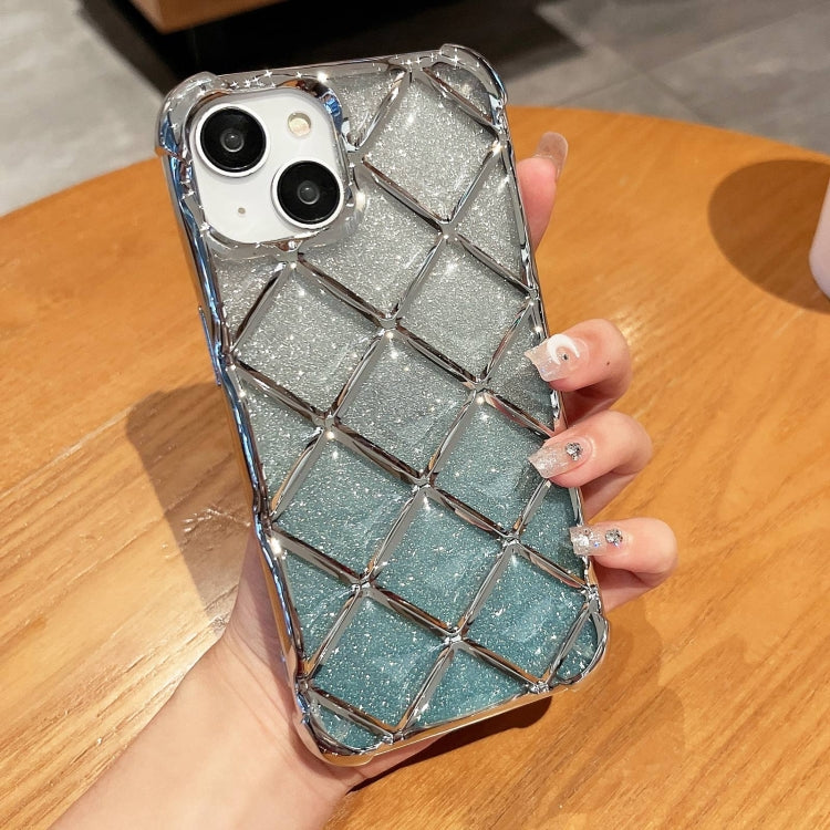 3D Diamond Lattice Laser Engraving Glitter Paper Phone Case, For iPhone 14 / 13, For iPhone 15 Pro Max, For iPhone 14 Pro, For iPhone 15 Pro, For iPhone 14 Pro Max, For iPhone 15, For iPhone 13 Pro Max, For iPhone 13 Pro, For iPhone 12 / 12 Pro��������...