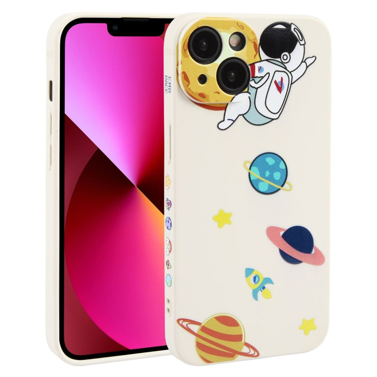 Hug Moon Astronaut Pattern TPU Phone Case, For iPhone 14 Plus, For iPhone 14, For iPhone 14 Pro, For iPhone 14 Pro Max, For iPhone SE 2022 / SE 2020 / 8 / 7, For iPhone 13 Pro Max, For iPhone 13 Pro, For iPhone 13, For iPhone 13 mini, For iPhone 12����...