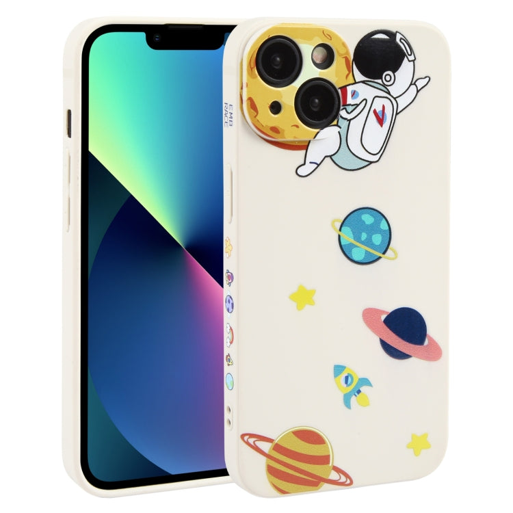 Hug Moon Astronaut Pattern TPU Phone Case, For iPhone 14 Plus, For iPhone 14, For iPhone 14 Pro, For iPhone 14 Pro Max, For iPhone SE 2022 / SE 2020 / 8 / 7, For iPhone 13 Pro Max, For iPhone 13 Pro, For iPhone 13, For iPhone 13 mini, For iPhone 12����...