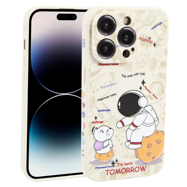 Astronaut Pattern Frosted TPU Phone Case, For iPhone 14 Plus, For iPhone 14, For iPhone 14 Pro, For iPhone 14 Pro Max, For iPhone SE 2022 / SE 2020 / 8 / 7, For iPhone 13 Pro Max, For iPhone 13 Pro, For iPhone 13, For iPhone 13 mini, For iPhone 12�����...