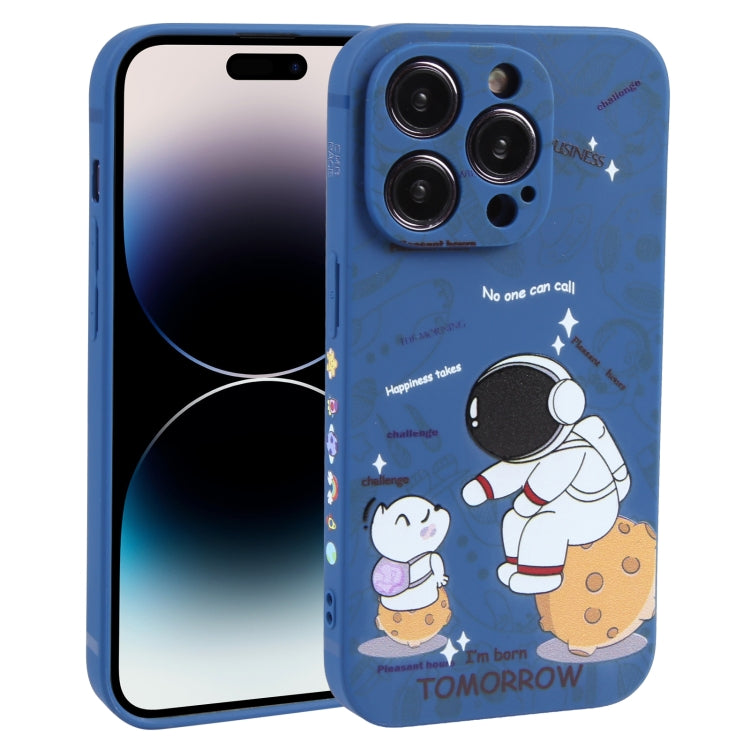 Astronaut Pattern Frosted TPU Phone Case, For iPhone 14 Plus, For iPhone 14, For iPhone 14 Pro, For iPhone 14 Pro Max, For iPhone SE 2022 / SE 2020 / 8 / 7, For iPhone 13 Pro Max, For iPhone 13 Pro, For iPhone 13, For iPhone 13 mini, For iPhone 12�����...