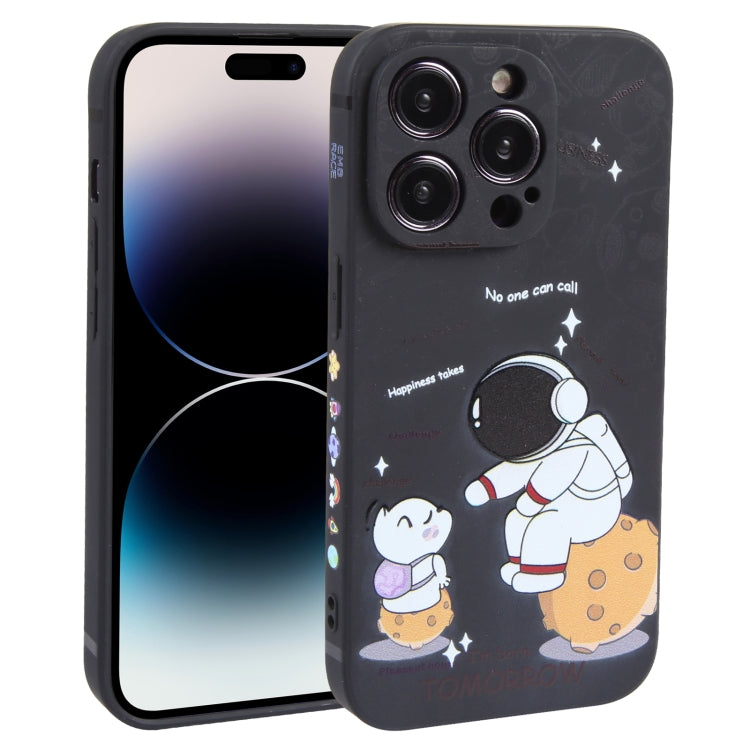 Astronaut Pattern Frosted TPU Phone Case, For iPhone 14 Plus, For iPhone 14, For iPhone 14 Pro, For iPhone 14 Pro Max, For iPhone SE 2022 / SE 2020 / 8 / 7, For iPhone 13 Pro Max, For iPhone 13 Pro, For iPhone 13, For iPhone 13 mini, For iPhone 12�����...