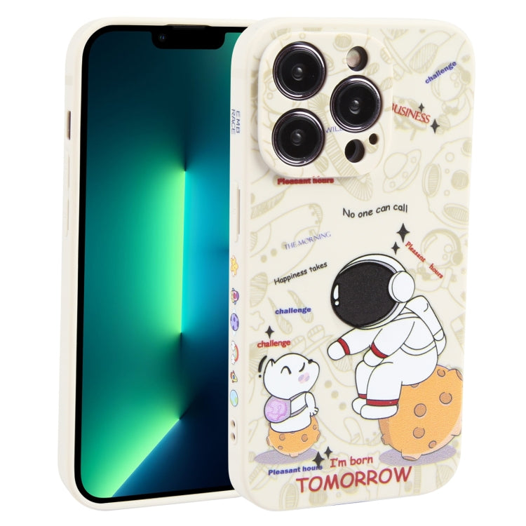 Astronaut Pattern Frosted TPU Phone Case, For iPhone 14 Plus, For iPhone 14, For iPhone 14 Pro, For iPhone 14 Pro Max, For iPhone SE 2022 / SE 2020 / 8 / 7, For iPhone 13 Pro Max, For iPhone 13 Pro, For iPhone 13, For iPhone 13 mini, For iPhone 12�����...