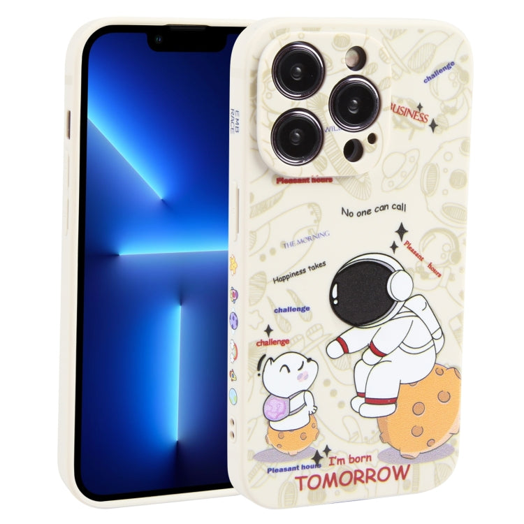 Astronaut Pattern Frosted TPU Phone Case, For iPhone 14 Plus, For iPhone 14, For iPhone 14 Pro, For iPhone 14 Pro Max, For iPhone SE 2022 / SE 2020 / 8 / 7, For iPhone 13 Pro Max, For iPhone 13 Pro, For iPhone 13, For iPhone 13 mini, For iPhone 12�����...
