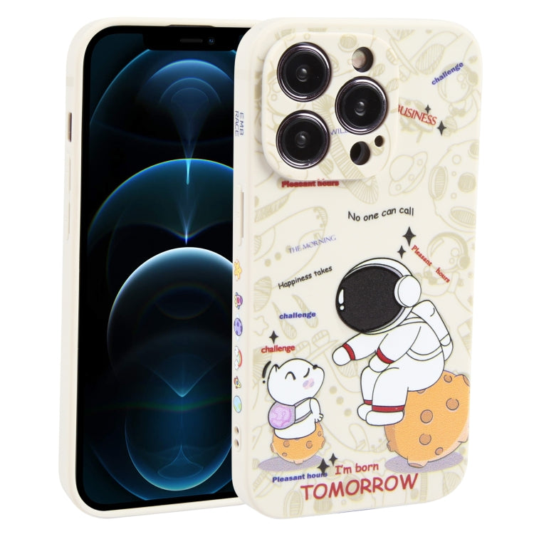 Astronaut Pattern Frosted TPU Phone Case, For iPhone 14 Plus, For iPhone 14, For iPhone 14 Pro, For iPhone 14 Pro Max, For iPhone SE 2022 / SE 2020 / 8 / 7, For iPhone 13 Pro Max, For iPhone 13 Pro, For iPhone 13, For iPhone 13 mini, For iPhone 12�����...