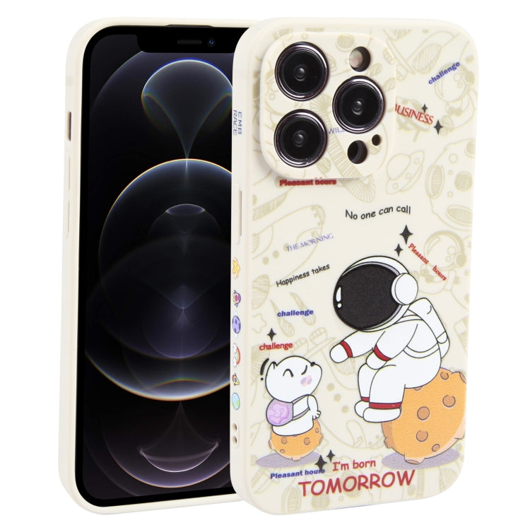 Astronaut Pattern Frosted TPU Phone Case, For iPhone 14 Plus, For iPhone 14, For iPhone 14 Pro, For iPhone 14 Pro Max, For iPhone SE 2022 / SE 2020 / 8 / 7, For iPhone 13 Pro Max, For iPhone 13 Pro, For iPhone 13, For iPhone 13 mini, For iPhone 12�����...