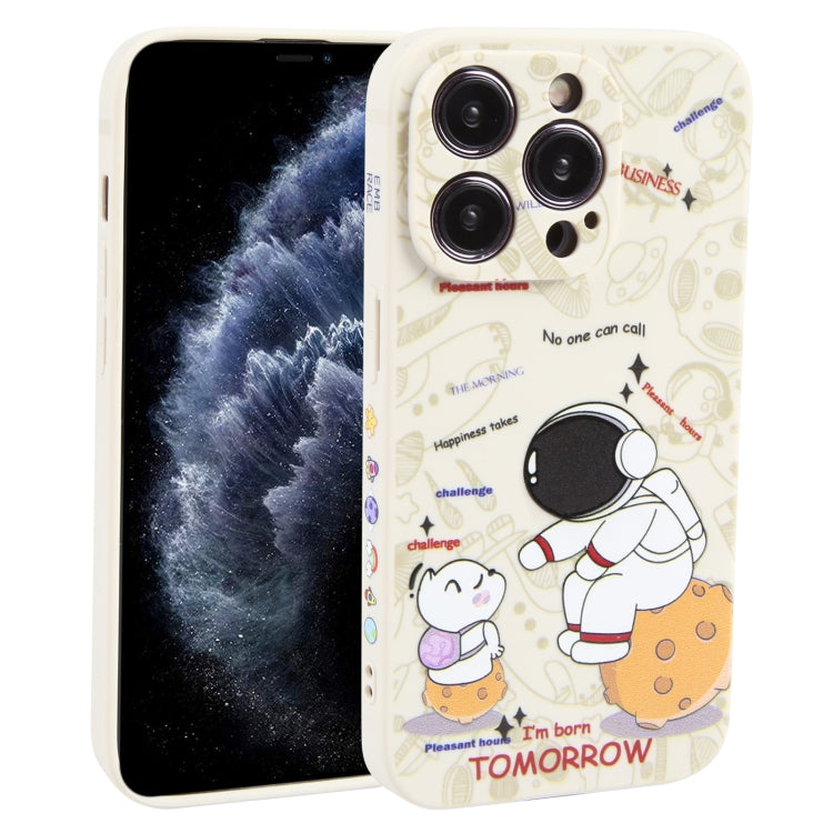 Astronaut Pattern Frosted TPU Phone Case, For iPhone 14 Plus, For iPhone 14, For iPhone 14 Pro, For iPhone 14 Pro Max, For iPhone SE 2022 / SE 2020 / 8 / 7, For iPhone 13 Pro Max, For iPhone 13 Pro, For iPhone 13, For iPhone 13 mini, For iPhone 12�����...