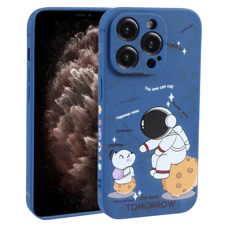 Astronaut Pattern Frosted TPU Phone Case, For iPhone 14 Plus, For iPhone 14, For iPhone 14 Pro, For iPhone 14 Pro Max, For iPhone SE 2022 / SE 2020 / 8 / 7, For iPhone 13 Pro Max, For iPhone 13 Pro, For iPhone 13, For iPhone 13 mini, For iPhone 12�����...