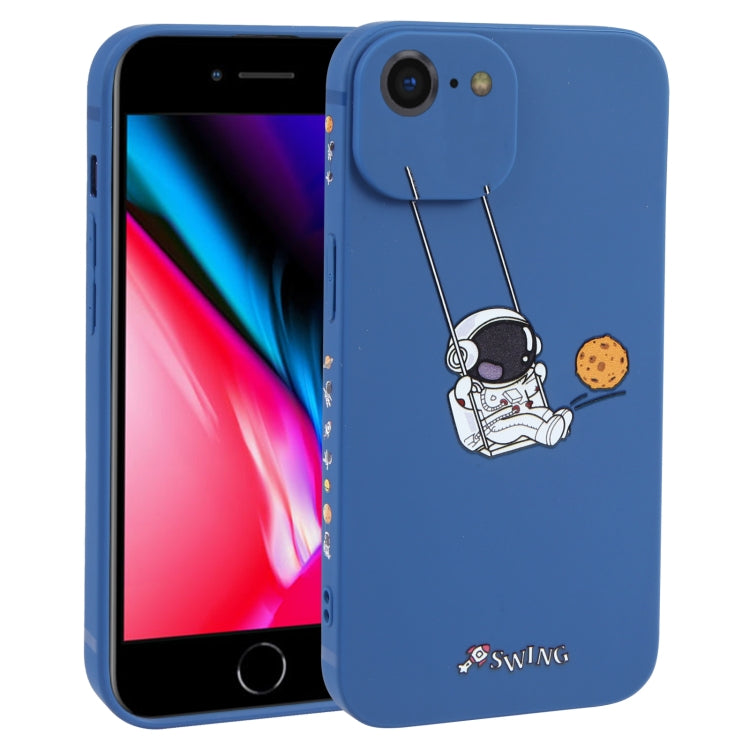 Astronaut Swinging Pattern TPU Phone Case, For iPhone 14 Plus, For iPhone 14, For iPhone 14 Pro, For iPhone 14 Pro Max, For iPhone SE 2022 / SE 2020 / 8 / 7, For iPhone 13 Pro Max, For iPhone 13 Pro, For iPhone 13, For iPhone 13 mini, For iPhone 12����...