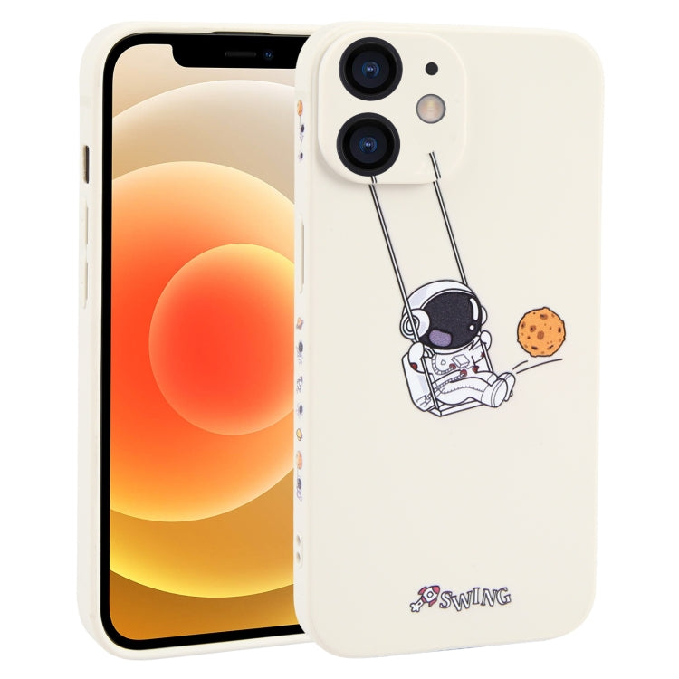 Astronaut Swinging Pattern TPU Phone Case, For iPhone 14 Plus, For iPhone 14, For iPhone 14 Pro, For iPhone 14 Pro Max, For iPhone SE 2022 / SE 2020 / 8 / 7, For iPhone 13 Pro Max, For iPhone 13 Pro, For iPhone 13, For iPhone 13 mini, For iPhone 12����...