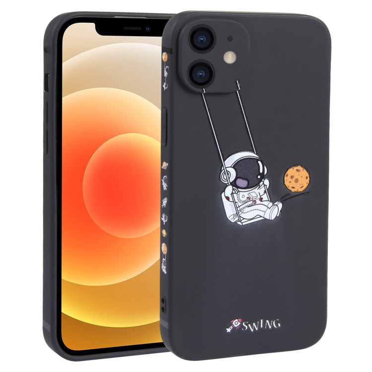 Astronaut Swinging Pattern TPU Phone Case, For iPhone 14 Plus, For iPhone 14, For iPhone 14 Pro, For iPhone 14 Pro Max, For iPhone SE 2022 / SE 2020 / 8 / 7, For iPhone 13 Pro Max, For iPhone 13 Pro, For iPhone 13, For iPhone 13 mini, For iPhone 12����...