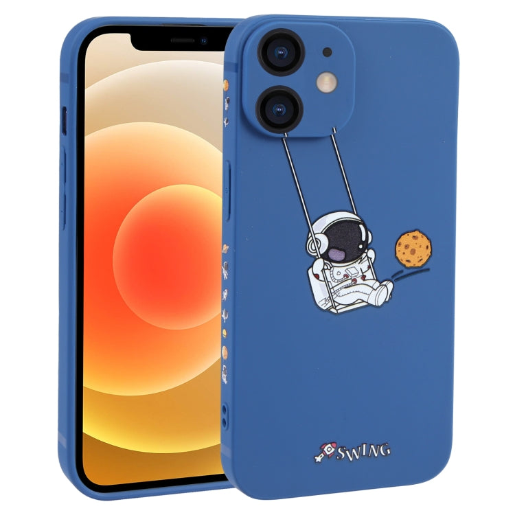 Astronaut Swinging Pattern TPU Phone Case, For iPhone 14 Plus, For iPhone 14, For iPhone 14 Pro, For iPhone 14 Pro Max, For iPhone SE 2022 / SE 2020 / 8 / 7, For iPhone 13 Pro Max, For iPhone 13 Pro, For iPhone 13, For iPhone 13 mini, For iPhone 12����...