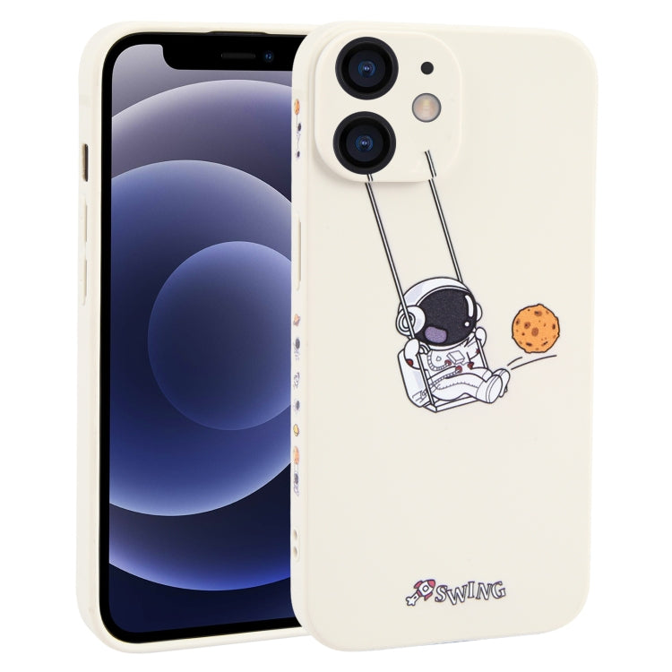 Astronaut Swinging Pattern TPU Phone Case, For iPhone 14 Plus, For iPhone 14, For iPhone 14 Pro, For iPhone 14 Pro Max, For iPhone SE 2022 / SE 2020 / 8 / 7, For iPhone 13 Pro Max, For iPhone 13 Pro, For iPhone 13, For iPhone 13 mini, For iPhone 12����...