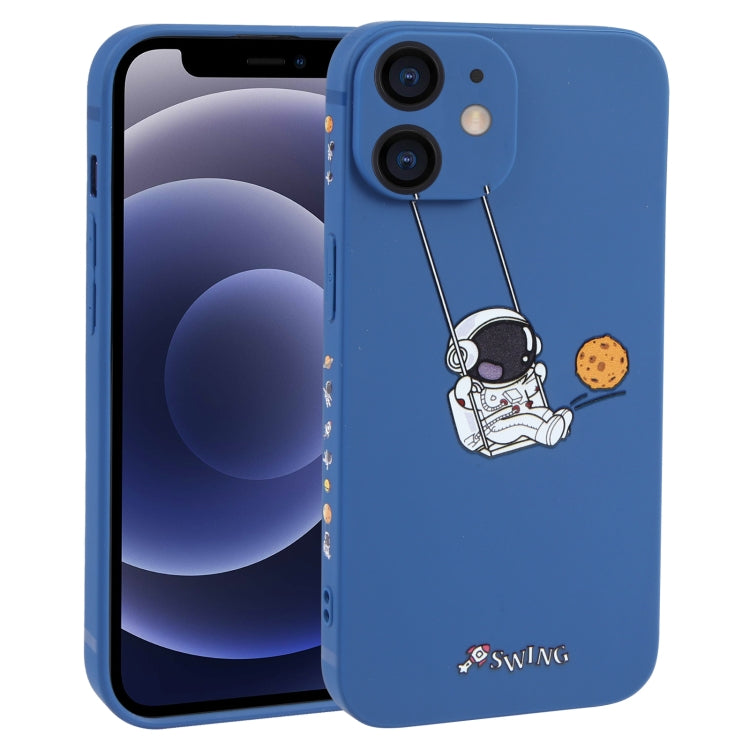 Astronaut Swinging Pattern TPU Phone Case, For iPhone 14 Plus, For iPhone 14, For iPhone 14 Pro, For iPhone 14 Pro Max, For iPhone SE 2022 / SE 2020 / 8 / 7, For iPhone 13 Pro Max, For iPhone 13 Pro, For iPhone 13, For iPhone 13 mini, For iPhone 12����...