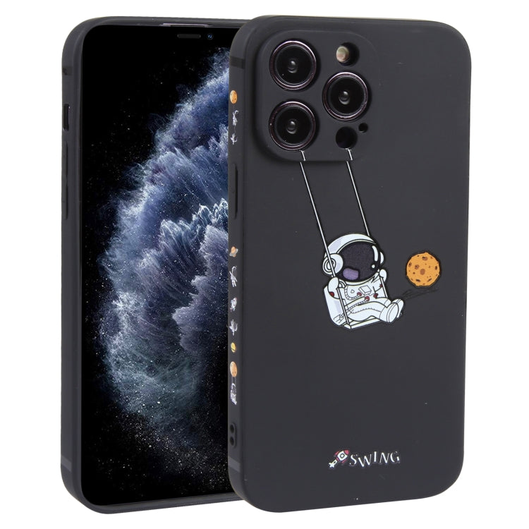Astronaut Swinging Pattern TPU Phone Case, For iPhone 14 Plus, For iPhone 14, For iPhone 14 Pro, For iPhone 14 Pro Max, For iPhone SE 2022 / SE 2020 / 8 / 7, For iPhone 13 Pro Max, For iPhone 13 Pro, For iPhone 13, For iPhone 13 mini, For iPhone 12����...