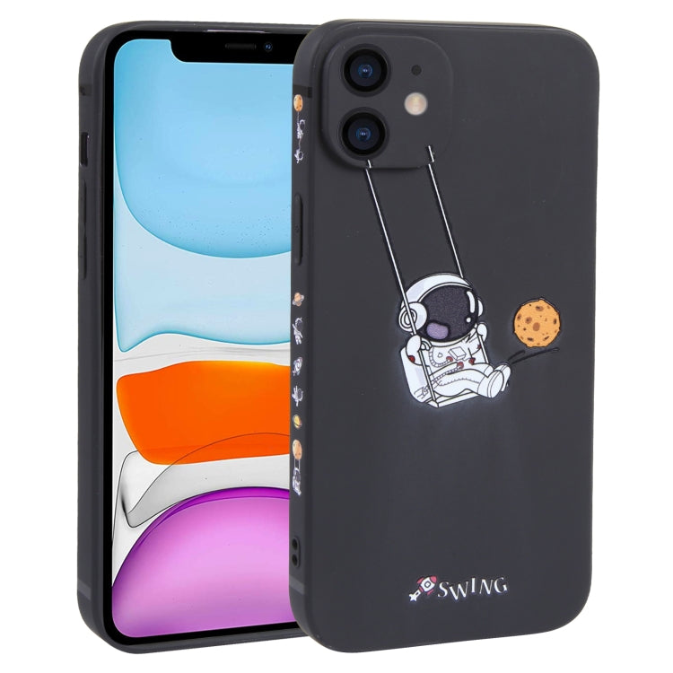 Astronaut Swinging Pattern TPU Phone Case, For iPhone 14 Plus, For iPhone 14, For iPhone 14 Pro, For iPhone 14 Pro Max, For iPhone SE 2022 / SE 2020 / 8 / 7, For iPhone 13 Pro Max, For iPhone 13 Pro, For iPhone 13, For iPhone 13 mini, For iPhone 12����...