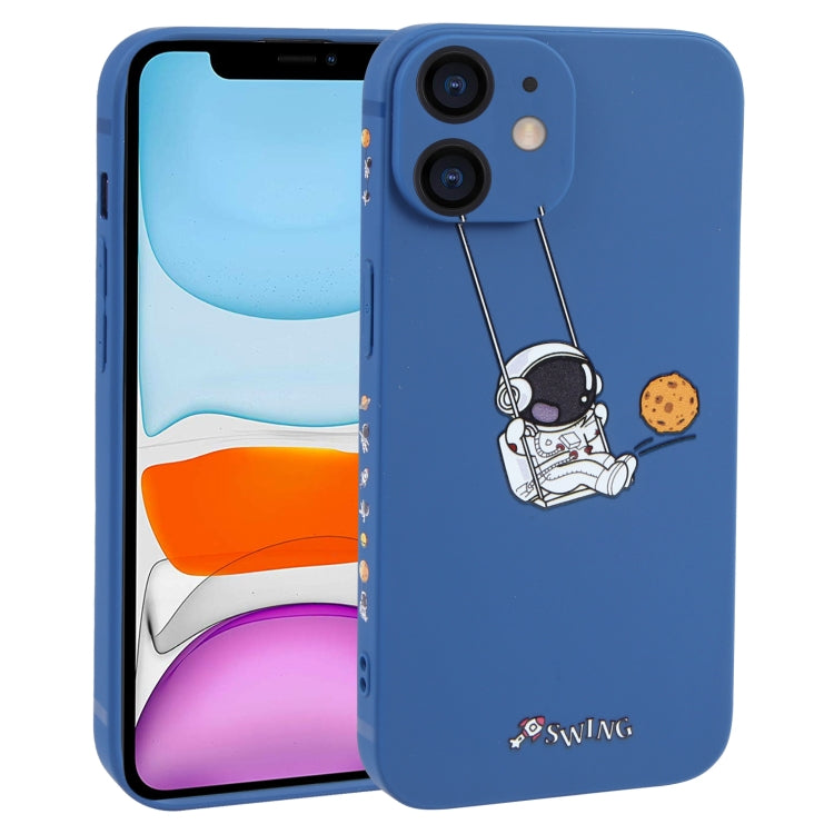 Astronaut Swinging Pattern TPU Phone Case, For iPhone 14 Plus, For iPhone 14, For iPhone 14 Pro, For iPhone 14 Pro Max, For iPhone SE 2022 / SE 2020 / 8 / 7, For iPhone 13 Pro Max, For iPhone 13 Pro, For iPhone 13, For iPhone 13 mini, For iPhone 12����...