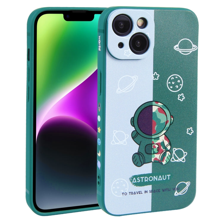 Color Contrast Astronaut Pattern TPU Phone Case, For iPhone 14 Plus, For iPhone 14, For iPhone 14 Pro, For iPhone 14 Pro Max, For iPhone SE 2022 / SE 2020 / 8 / 7, For iPhone 13 Pro Max, For iPhone 13 Pro, For iPhone 13, For iPhone 13 mini, For iPhone ...