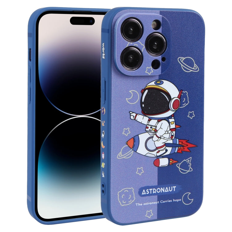 Color Contrast Astronaut Pattern TPU Phone Case, For iPhone 14 Plus, For iPhone 14, For iPhone 14 Pro, For iPhone 14 Pro Max, For iPhone SE 2022 / SE 2020 / 8 / 7, For iPhone 13 Pro Max, For iPhone 13 Pro, For iPhone 13, For iPhone 13 mini, For iPhone ...