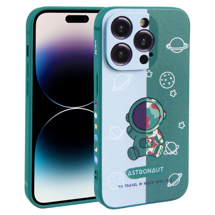 Color Contrast Astronaut Pattern TPU Phone Case, For iPhone 14 Plus, For iPhone 14, For iPhone 14 Pro, For iPhone 14 Pro Max, For iPhone SE 2022 / SE 2020 / 8 / 7, For iPhone 13 Pro Max, For iPhone 13 Pro, For iPhone 13, For iPhone 13 mini, For iPhone ...