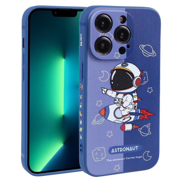 Color Contrast Astronaut Pattern TPU Phone Case, For iPhone 14 Plus, For iPhone 14, For iPhone 14 Pro, For iPhone 14 Pro Max, For iPhone SE 2022 / SE 2020 / 8 / 7, For iPhone 13 Pro Max, For iPhone 13 Pro, For iPhone 13, For iPhone 13 mini, For iPhone ...