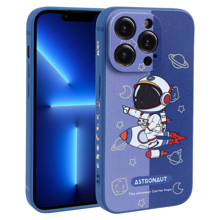 Color Contrast Astronaut Pattern TPU Phone Case, For iPhone 14 Plus, For iPhone 14, For iPhone 14 Pro, For iPhone 14 Pro Max, For iPhone SE 2022 / SE 2020 / 8 / 7, For iPhone 13 Pro Max, For iPhone 13 Pro, For iPhone 13, For iPhone 13 mini, For iPhone ...
