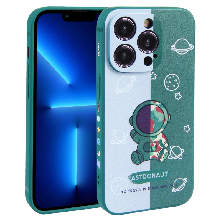 Color Contrast Astronaut Pattern TPU Phone Case, For iPhone 14 Plus, For iPhone 14, For iPhone 14 Pro, For iPhone 14 Pro Max, For iPhone SE 2022 / SE 2020 / 8 / 7, For iPhone 13 Pro Max, For iPhone 13 Pro, For iPhone 13, For iPhone 13 mini, For iPhone ...