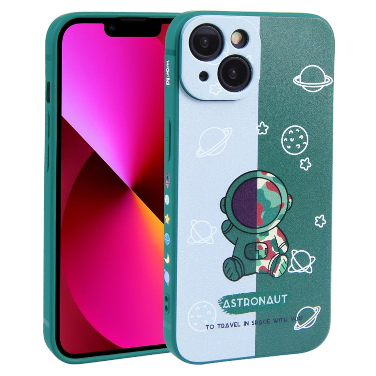 Color Contrast Astronaut Pattern TPU Phone Case, For iPhone 14 Plus, For iPhone 14, For iPhone 14 Pro, For iPhone 14 Pro Max, For iPhone SE 2022 / SE 2020 / 8 / 7, For iPhone 13 Pro Max, For iPhone 13 Pro, For iPhone 13, For iPhone 13 mini, For iPhone ...