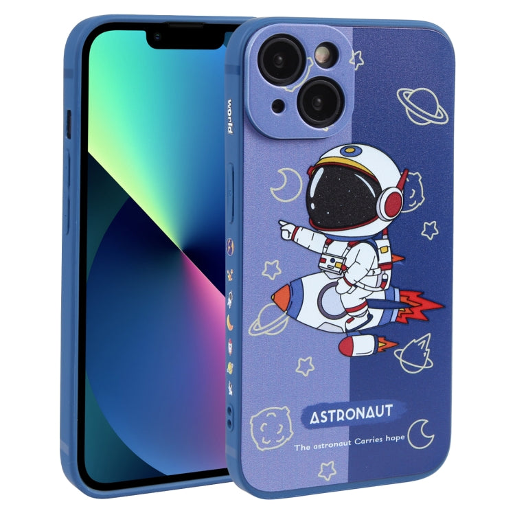 Color Contrast Astronaut Pattern TPU Phone Case, For iPhone 14 Plus, For iPhone 14, For iPhone 14 Pro, For iPhone 14 Pro Max, For iPhone SE 2022 / SE 2020 / 8 / 7, For iPhone 13 Pro Max, For iPhone 13 Pro, For iPhone 13, For iPhone 13 mini, For iPhone ...