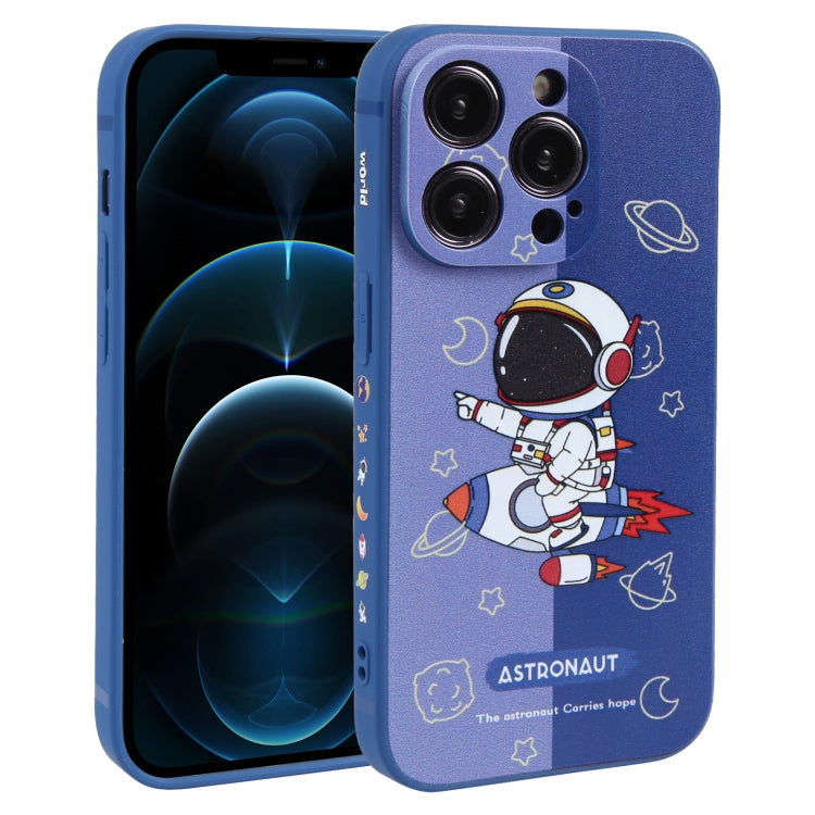 Color Contrast Astronaut Pattern TPU Phone Case, For iPhone 14 Plus, For iPhone 14, For iPhone 14 Pro, For iPhone 14 Pro Max, For iPhone SE 2022 / SE 2020 / 8 / 7, For iPhone 13 Pro Max, For iPhone 13 Pro, For iPhone 13, For iPhone 13 mini, For iPhone ...