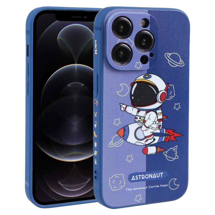 Color Contrast Astronaut Pattern TPU Phone Case, For iPhone 14 Plus, For iPhone 14, For iPhone 14 Pro, For iPhone 14 Pro Max, For iPhone SE 2022 / SE 2020 / 8 / 7, For iPhone 13 Pro Max, For iPhone 13 Pro, For iPhone 13, For iPhone 13 mini, For iPhone ...