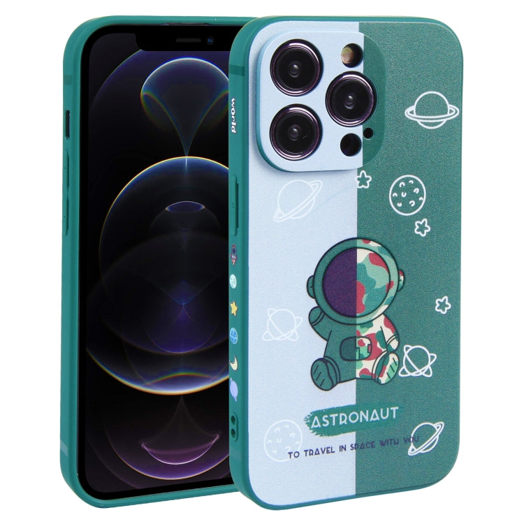 Color Contrast Astronaut Pattern TPU Phone Case, For iPhone 14 Plus, For iPhone 14, For iPhone 14 Pro, For iPhone 14 Pro Max, For iPhone SE 2022 / SE 2020 / 8 / 7, For iPhone 13 Pro Max, For iPhone 13 Pro, For iPhone 13, For iPhone 13 mini, For iPhone ...