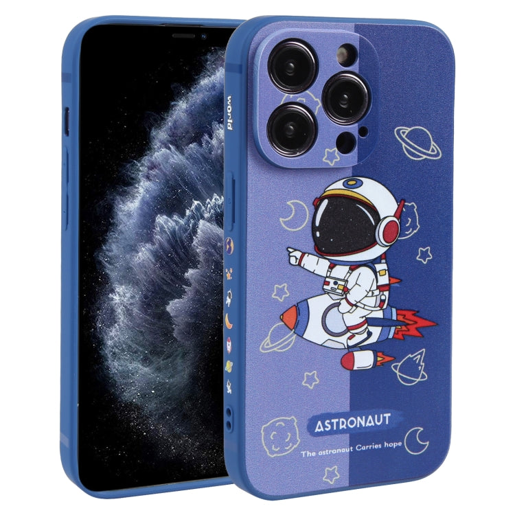 Color Contrast Astronaut Pattern TPU Phone Case, For iPhone 14 Plus, For iPhone 14, For iPhone 14 Pro, For iPhone 14 Pro Max, For iPhone SE 2022 / SE 2020 / 8 / 7, For iPhone 13 Pro Max, For iPhone 13 Pro, For iPhone 13, For iPhone 13 mini, For iPhone ...