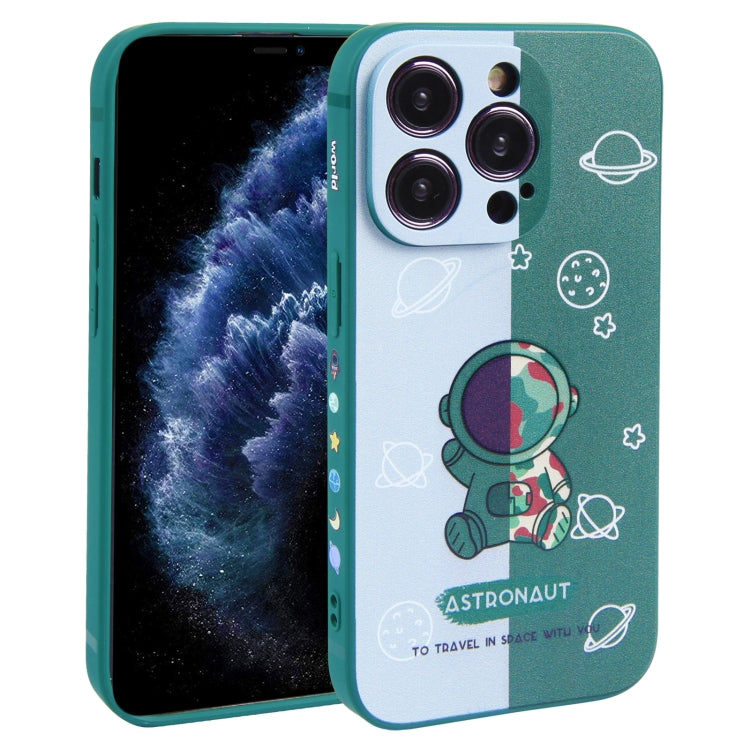 Color Contrast Astronaut Pattern TPU Phone Case, For iPhone 14 Plus, For iPhone 14, For iPhone 14 Pro, For iPhone 14 Pro Max, For iPhone SE 2022 / SE 2020 / 8 / 7, For iPhone 13 Pro Max, For iPhone 13 Pro, For iPhone 13, For iPhone 13 mini, For iPhone ...
