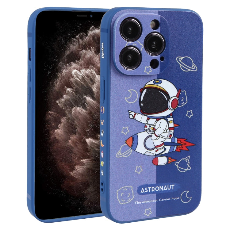 Color Contrast Astronaut Pattern TPU Phone Case, For iPhone 14 Plus, For iPhone 14, For iPhone 14 Pro, For iPhone 14 Pro Max, For iPhone SE 2022 / SE 2020 / 8 / 7, For iPhone 13 Pro Max, For iPhone 13 Pro, For iPhone 13, For iPhone 13 mini, For iPhone ...