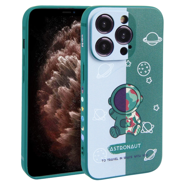 Color Contrast Astronaut Pattern TPU Phone Case, For iPhone 14 Plus, For iPhone 14, For iPhone 14 Pro, For iPhone 14 Pro Max, For iPhone SE 2022 / SE 2020 / 8 / 7, For iPhone 13 Pro Max, For iPhone 13 Pro, For iPhone 13, For iPhone 13 mini, For iPhone ...