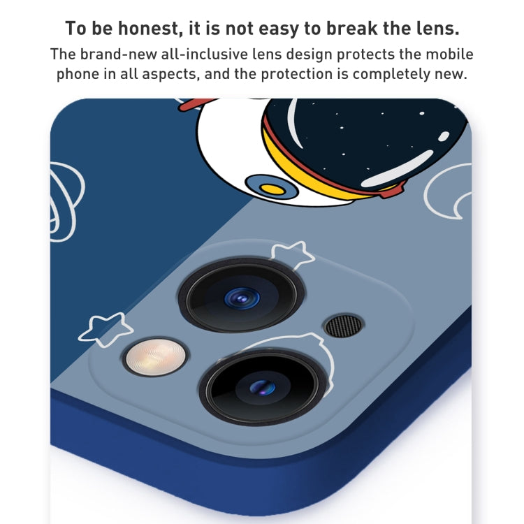 Color Contrast Astronaut Pattern TPU Phone Case, For iPhone 14 Plus, For iPhone 14, For iPhone 14 Pro, For iPhone 14 Pro Max, For iPhone SE 2022 / SE 2020 / 8 / 7, For iPhone 13 Pro Max, For iPhone 13 Pro, For iPhone 13, For iPhone 13 mini, For iPhone ...