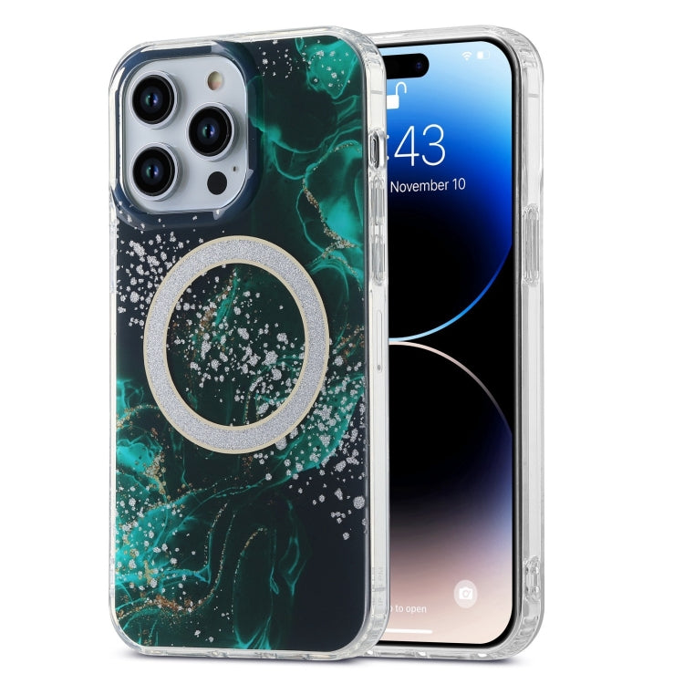 Dual-side IMD Marble Magsafe Phone Case, For iPhone 14, For iPhone 15 Pro Max, For iPhone 15 Pro, For iPhone 14 Pro, For iPhone 15 Plus, For iPhone 14 Pro Max, For iPhone 15, For iPhone 13 Pro Max, For iPhone 13 Pro, For iPhone 13, For iPhone 12�������...