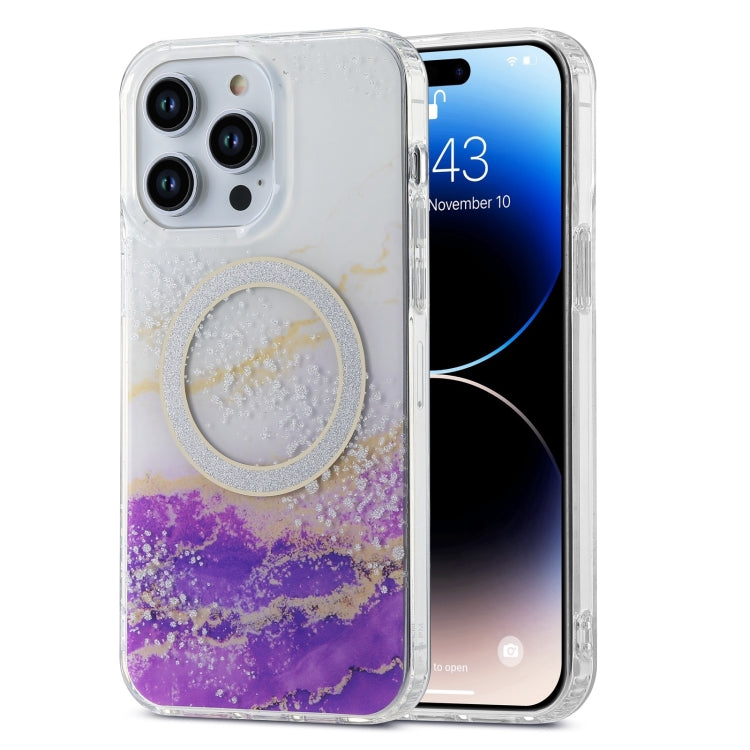 Dual-side IMD Marble Magsafe Phone Case, For iPhone 14, For iPhone 15 Pro Max, For iPhone 15 Pro, For iPhone 14 Pro, For iPhone 15 Plus, For iPhone 14 Pro Max, For iPhone 15, For iPhone 13 Pro Max, For iPhone 13 Pro, For iPhone 13, For iPhone 12�������...